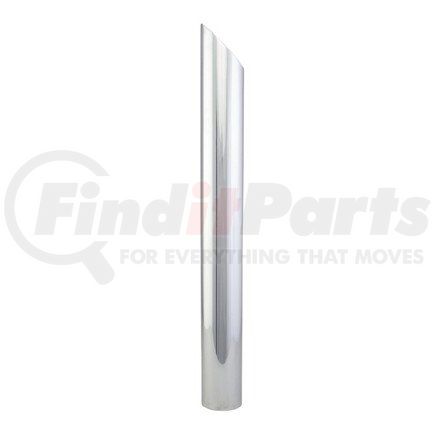 Donaldson P224698 Exhaust Stack Pipe - 36.00 in., Chrome, 45 deg. angle, OD Connection