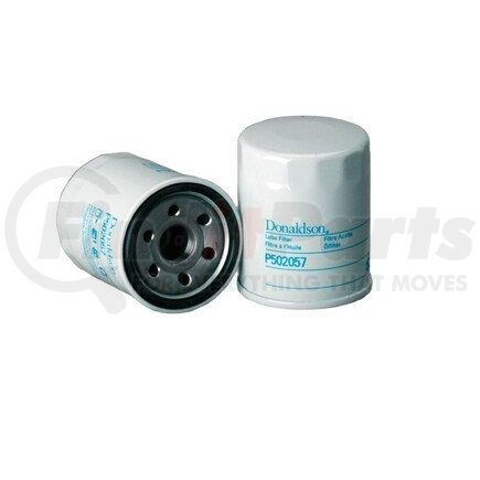 Donaldson P502057 Engine Oil Filter - 3.35 in., Full-Flow Type, Spin-On Style, Cellulose Media Type, with Bypass Valve