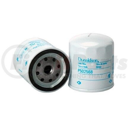 Donaldson P502568 Engine Oil Filter - 3.50 in., Full-Flow Type, Spin-On Style, Cellulose Media Type, with Bypass Valve
