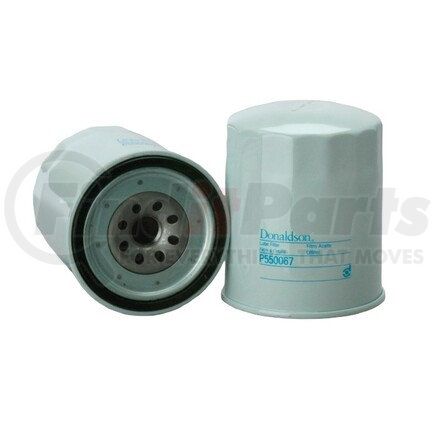Donaldson P550067 Engine Oil Filter - 4.96 in., Full-Flow Type, Spin-On Style, Cellulose Media Type