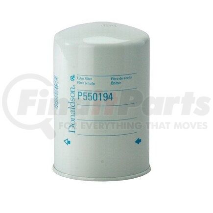 Donaldson P550194 Engine Oil Filter - 5.67 in., Full-Flow Type, Spin-On Style, Cellulose Media Type, with Bypass Valve