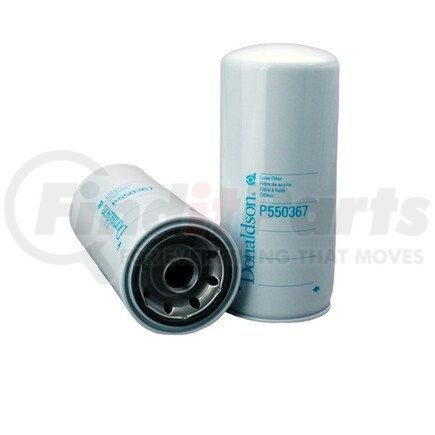 Donaldson P550367 Engine Oil Filter - 12.13 in., Full-Flow Type, Spin-On Style, Cellulose Media Type, with Bypass Valve