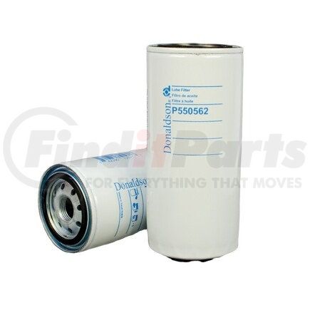 Donaldson P550562 Engine Oil Filter - 8.31 in., Full-Flow Type, Spin-On Style, with Bypass Valve
