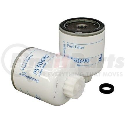 Donaldson P550690 Fuel Water Separator Filter - 4.40 in., Water Separator Type, Spin-On Style, Not for Marine Applications