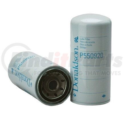 Donaldson P550920 Engine Oil Filter - 7.87 in., Full-Flow Type, Spin-On Style, Cellulose Media Type, with Bypass Valve