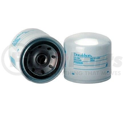 Donaldson P550939 Engine Oil Filter - 3.39 in., Full-Flow Type, Spin-On Style, Cellulose Media Type, with Bypass Valve
