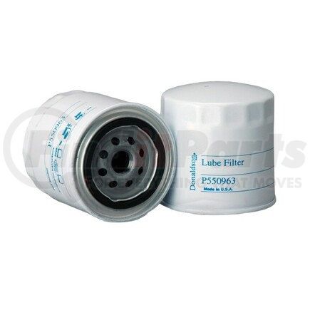 Donaldson P550963 Engine Oil Filter - 3.94 in., Full-Flow Type, Spin-On Style, Cellulose Media Type, with Bypass Valve