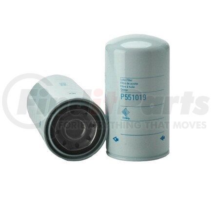 Donaldson P551019 Engine Oil Filter - 6.85 in., Full-Flow Type, Spin-On Style, Synthetic Media Type