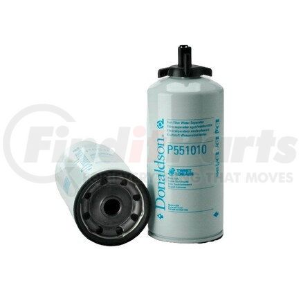 Donaldson P551010 Fuel Water Separator Filter - 10.36 in., Water Separator Type, Spin-On Style, Cellulose Media Type, Not for Marine Applications
