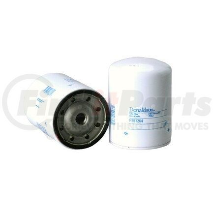 Donaldson P551264 Engine Oil Filter - 5.63 in., Full-Flow Type, Spin-On Style, Cellulose Media Type, with Bypass Valve