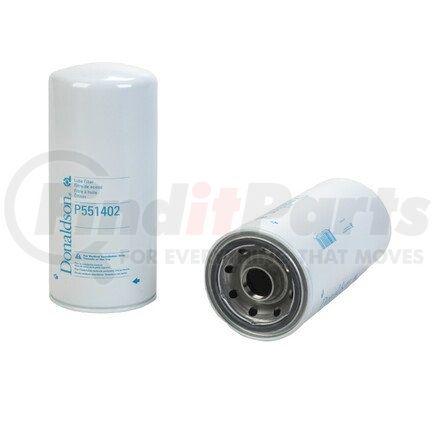 Donaldson P551402 Engine Oil Filter - 12.13 in., Full-Flow Type, Spin-On Style, Cellulose Media Type, with Bypass Valve