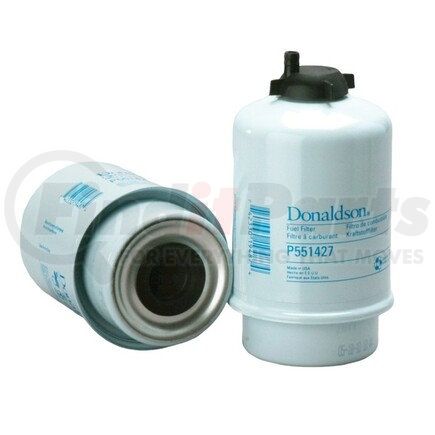 Donaldson P551427 Fuel Water Separator Filter - 6.07 in., Water Separator Type, Cartridge Style, Cellulose Media Type, Not for Marine Applications
