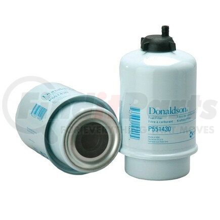 Donaldson P551430 Fuel Water Separator Filter - 6.07 in., Water Separator Type, Cartridge Style, Cellulose, Silicone Media Type, Not for Marine Applications