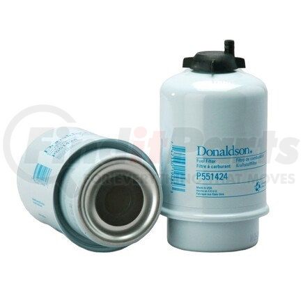 Donaldson P551424 Fuel Water Separator Filter - 6.07 in., Water Separator Type, Cartridge Style, Composite Media Type, Not for Marine Applications