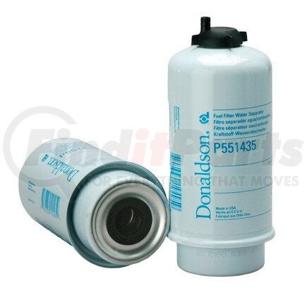 Donaldson P551435 Fuel Water Separator Filter - 7.73 in., Water Separator Type, Cartridge Style, Cellulose Media Type, Not for Marine Applications