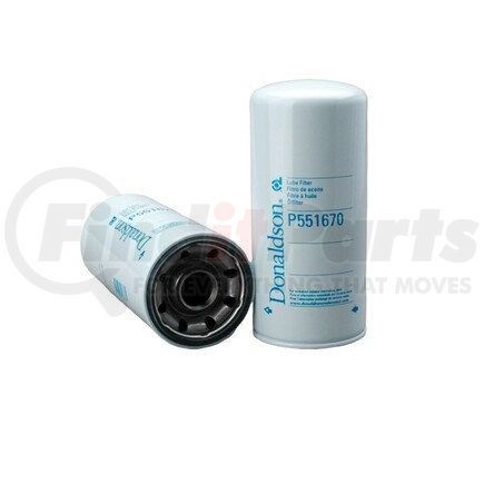 Donaldson P551670 Engine Oil Filter - 10.24 in., Full-Flow Type, Spin-On Style, Cellulose Media Type
