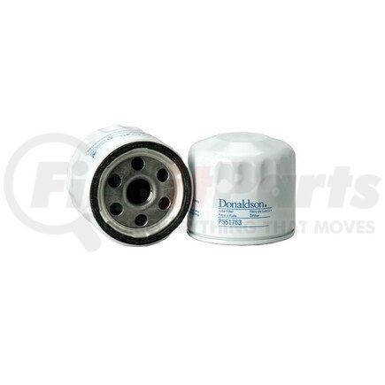 Donaldson P551763 Engine Oil Filter - 2.64 in., Full-Flow Type, Spin-On Style, with Bypass Valve