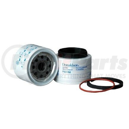 Donaldson P551768 Fuel Water Separator Filter - 2.44 in., Water Separator Type, Spin-On Style, Not for Marine Applications