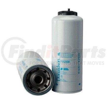 Donaldson P552006 Fuel Water Separator Filter - 12.24 in., Water Separator Type, Spin-On Style, Meltblown Media Type, Not for Marine Applications