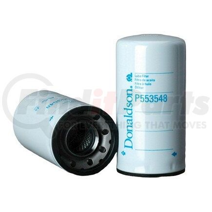 Donaldson P553548 Engine Oil Filter - 8.94 in., Combination Type, Spin-On Style, Synthetic Media Type