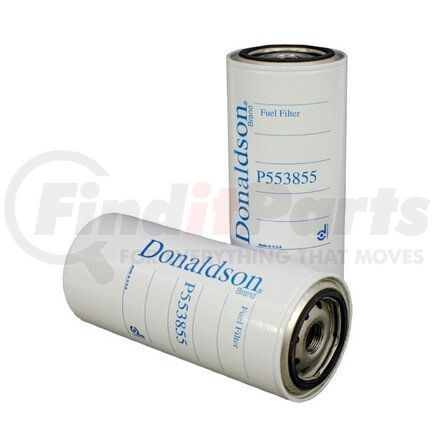 Donaldson P553855 Fuel Filter - 8.69 in., Secondary Type, Spin-On Style, Cellulose Media Type