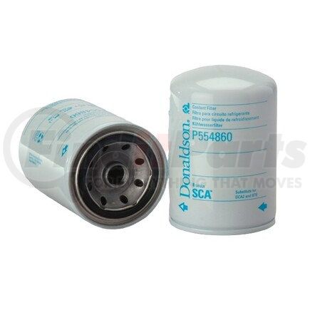 Donaldson P554860 Engine Coolant Filter - 5.35 in., 3/4-20 UN thread size, Spin-On Style Cellulose Media Type, Mack 25Mf314A