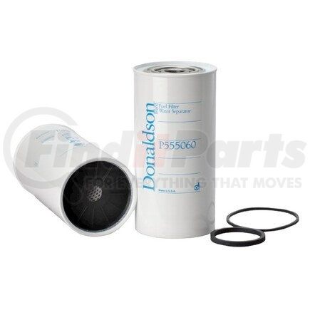 Donaldson P555060 Fuel Water Separator Filter - 8.57 in., Water Separator Type, Spin-On Style, Cellulose Media Type