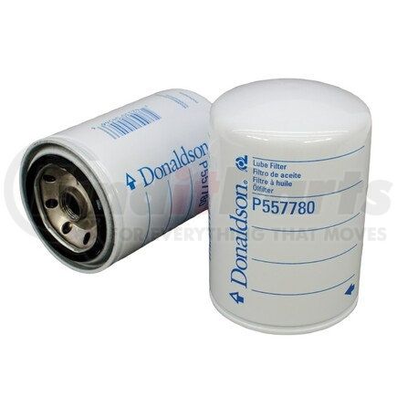 Donaldson P557780 Engine Oil Filter - 5.35 in., Full-Flow Type, Spin-On Style, Cellulose Media Type, with Bypass Valve