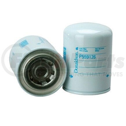 Donaldson P559126 Engine Oil Filter - 5.79 in., Full-Flow Type, Spin-On Style, Cellulose Media Type, with Bypass Valve