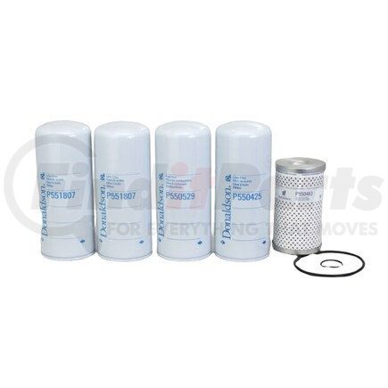 Donaldson P559616 Air / Cabin Air / Fuel / Engine Oil Filter Kit - Volvo Engines