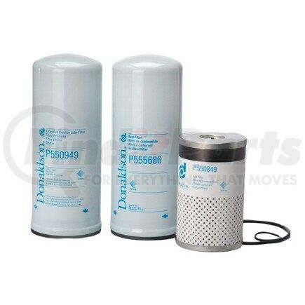 Donaldson P559655 Air / Cabin Air / Fuel / Engine Oil Filter Kit - Cummins Isx Engines