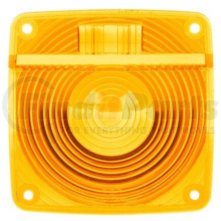 Truck-Lite 9074A Signal-Stat Replacement Lens - Square, Yellow, Acrylic, For 4852, 4853, 4868, 4869, 4 Screw