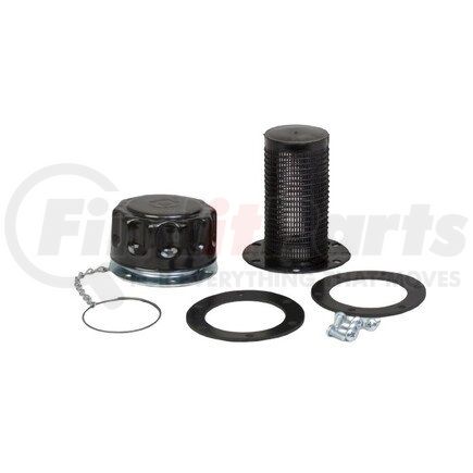 Donaldson P563356 Hydraulic Filler Breather Assembly - 6.10 in. length, 3.15 in. OD, 6 bolt holes