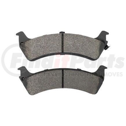 MPA Electrical 1000-0667M Quality-Built Disc Brake Pad Set - Semi-Metallic