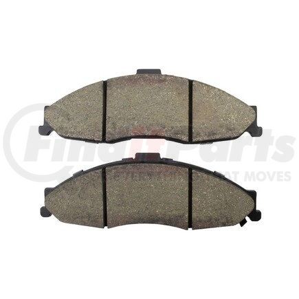 MPA Electrical 1000-0749C Quality-Built Disc Brake Pad Set - Ceramic