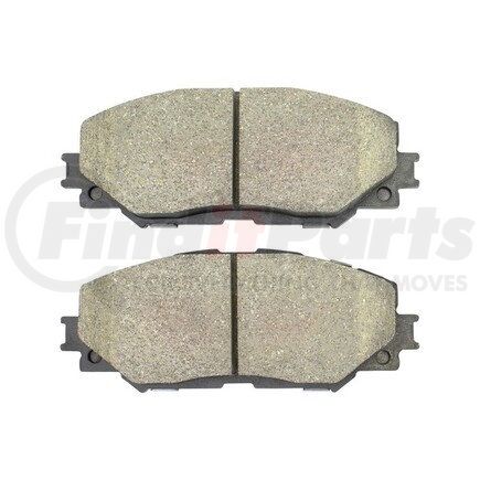 MPA Electrical 1000-1210C Quality-Built Disc Brake Pad Set - Ceramic