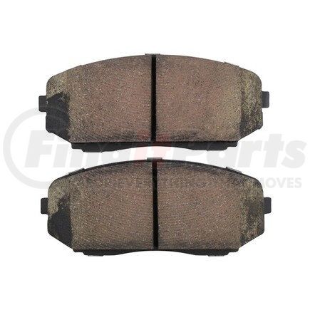 MPA Electrical 1000-1258C Quality-Built Disc Brake Pad Set - Ceramic