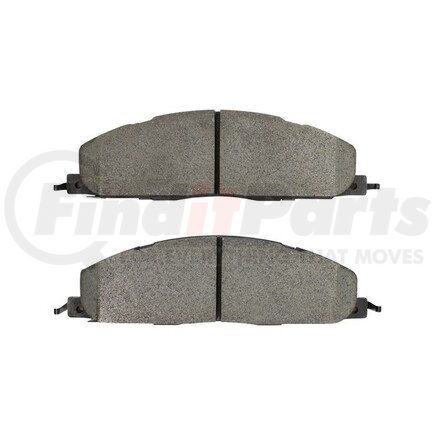 MPA Electrical 1000-1400M Quality-Built Disc Brake Pad Set - Semi-Metallic