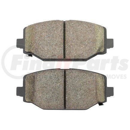 MPA Electrical 1000-1596C Quality-Built Disc Brake Pad Set - Ceramic