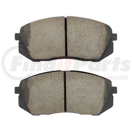 MPA Electrical 1000-1855C Quality-Built Disc Brake Pad Set - Ceramic