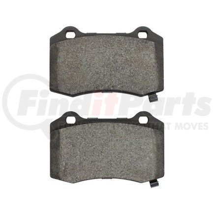 MPA Electrical 1001-1053M Quality-Built Premium Disc Brake Pad Set - Semi-Metallic, with Hardware