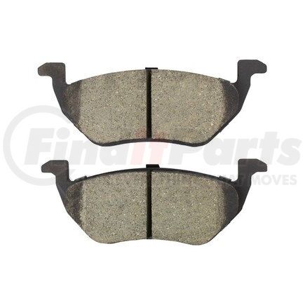 MPA Electrical 1001-1055C Quality-Built Disc Brake Pad Set - Premium, Ceramic