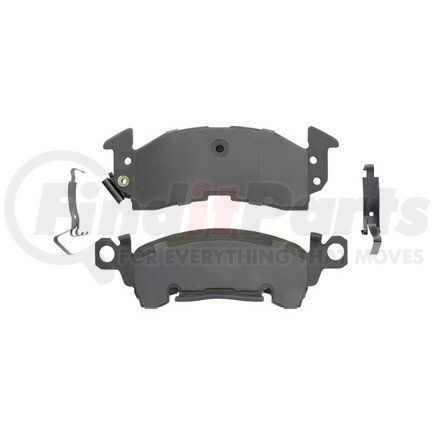 MPA Electrical 1000-0052C Quality-Built Disc Brake Pad Set - Ceramic