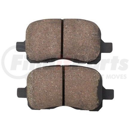 MPA Electrical 1000-0741M Quality-Built Disc Brake Pad Set - Semi-Metallic