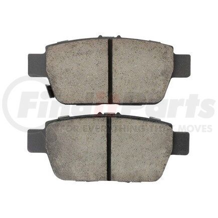 MPA Electrical 1000-1103M Quality-Built Disc Brake Pad Set - Semi-Metallic