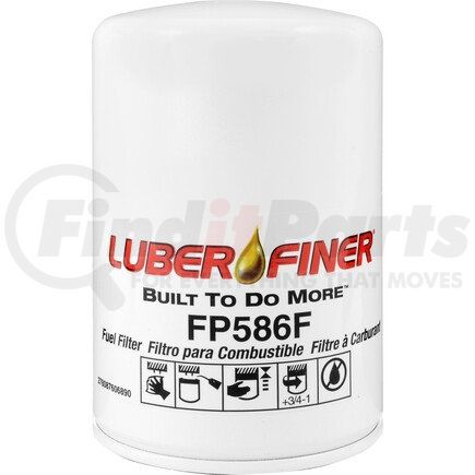 Luber-Finer FP586F 3" Spin - on Fuel Filter