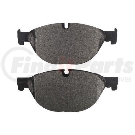 MPA Electrical 1003-1409M Quality-Built Disc Brake Pad, Black Series, Semi-Metallic