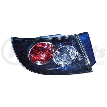 DEPO 216-1972L-AQ Tail Light, LH, Assembly, Outer, Standard Type