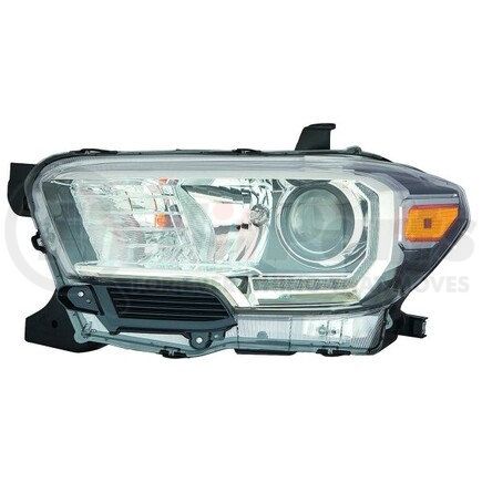 DEPO 312-11AEL-ASN2 Headlight, LH, Assembly, Halogen, with LED Daytime Running Light, with Fog Lamp