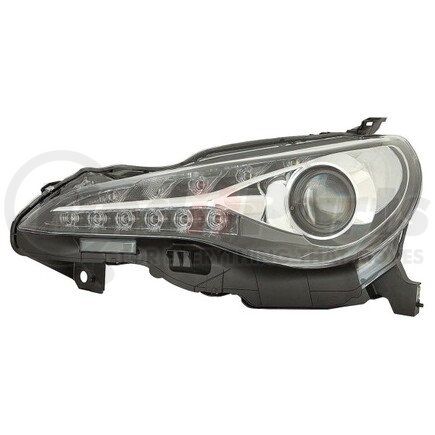 DEPO 312-11AQLMASM2 Headlight, LH, Assembly, LED, Composite
